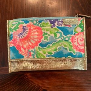 lilly pulitzer makeup/pencil case